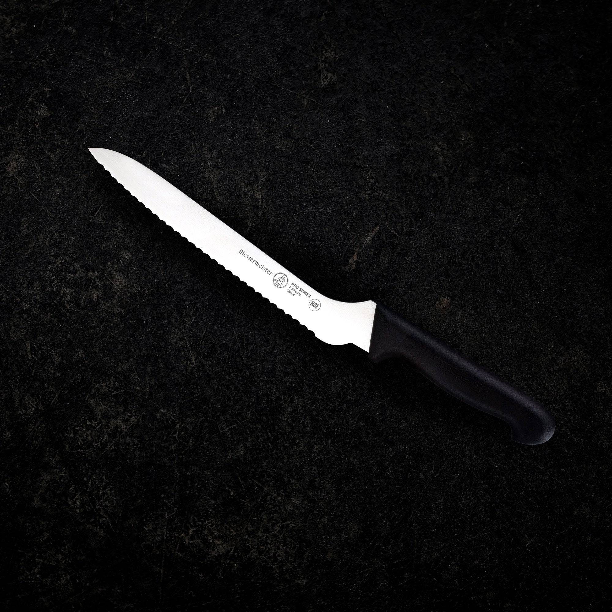 Messermeister Pro Series Offset Scalloped Slicer - 8"